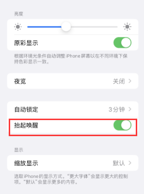 绥化苹果授权维修站分享iPhone轻点无法唤醒怎么办