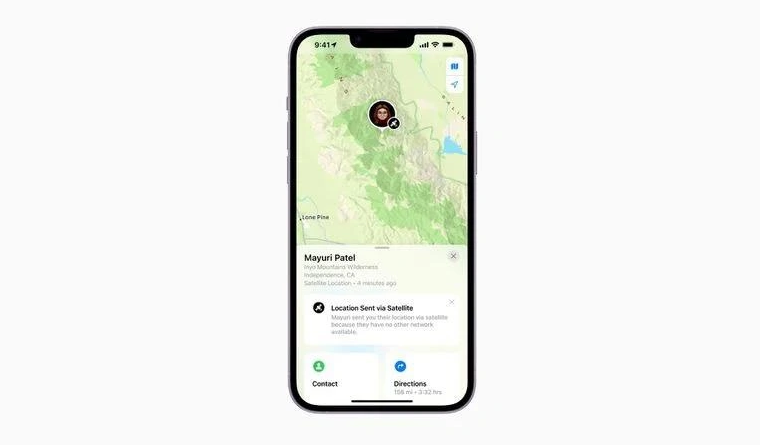 绥化苹果14维修分享iPhone14系列中 FindMy功能通过卫星分享位置方法教程 