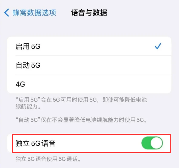 绥化苹果14维修分享iPhone 14 Pro如何开启VoNR 