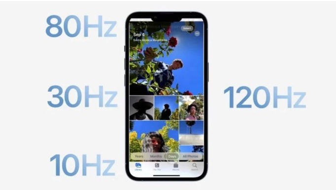 绥化苹果14维修分享iPhone 14有高刷吗 